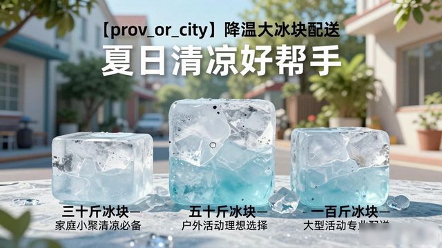 西城降温大冰块配送 夏日清凉好帮手